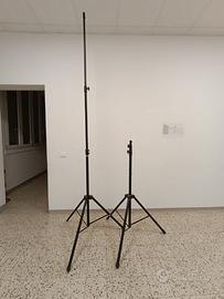 Coppia di stativi Adam Hall  - altezza max 3mt