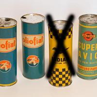 Latta lattina olio motore PARODI FIAT vintage