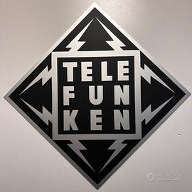Targa Telefunken alluminio