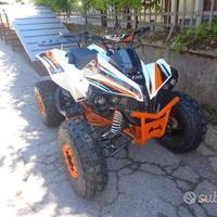 QUAD ACE 125cc RUOTA 8 BIANCO/ARANCIO