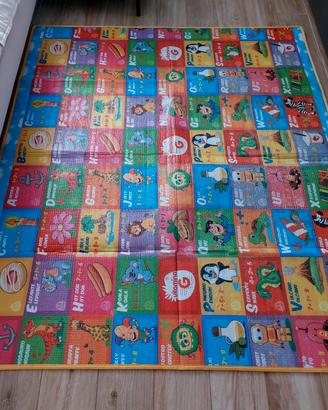 Tappeto gioco bimbi double face