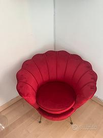 Poltrona modello conchiglia