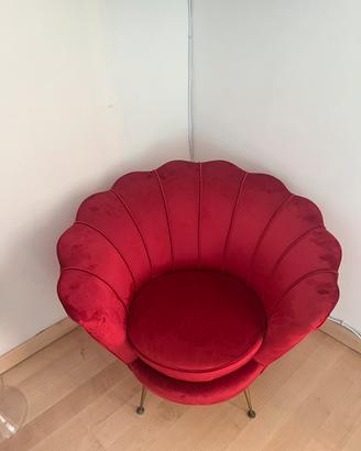 Poltrona modello conchiglia