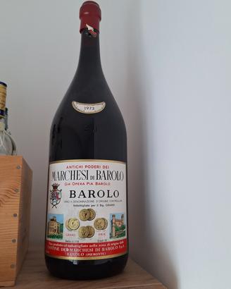 Bottiglia da 1 Gallone di Barolo 1973