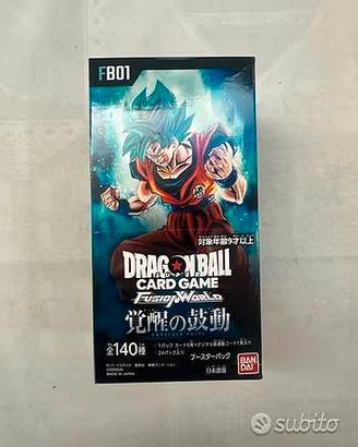 Dragon Ball Fusion World FB01 Box Giapponese