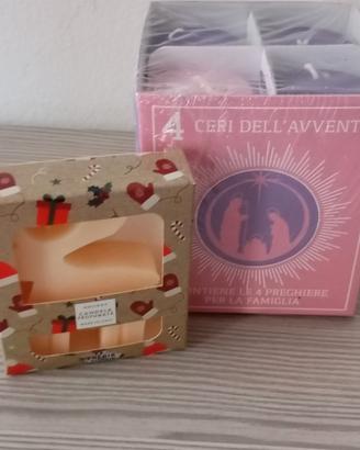 set candele avvento 