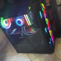 Case pc gaming/dissipatore 240mm e ventole argb