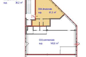 Ufficio al piano terra di 60mq