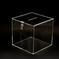 URNA / BOX / SALVADANAIO IN PLEXIGLASS cm 30x30x30