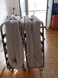 Brandine pieghevoli con materassi