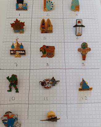 Pins, Spille Da Balia, Vintage,Nintendo, Super Mar