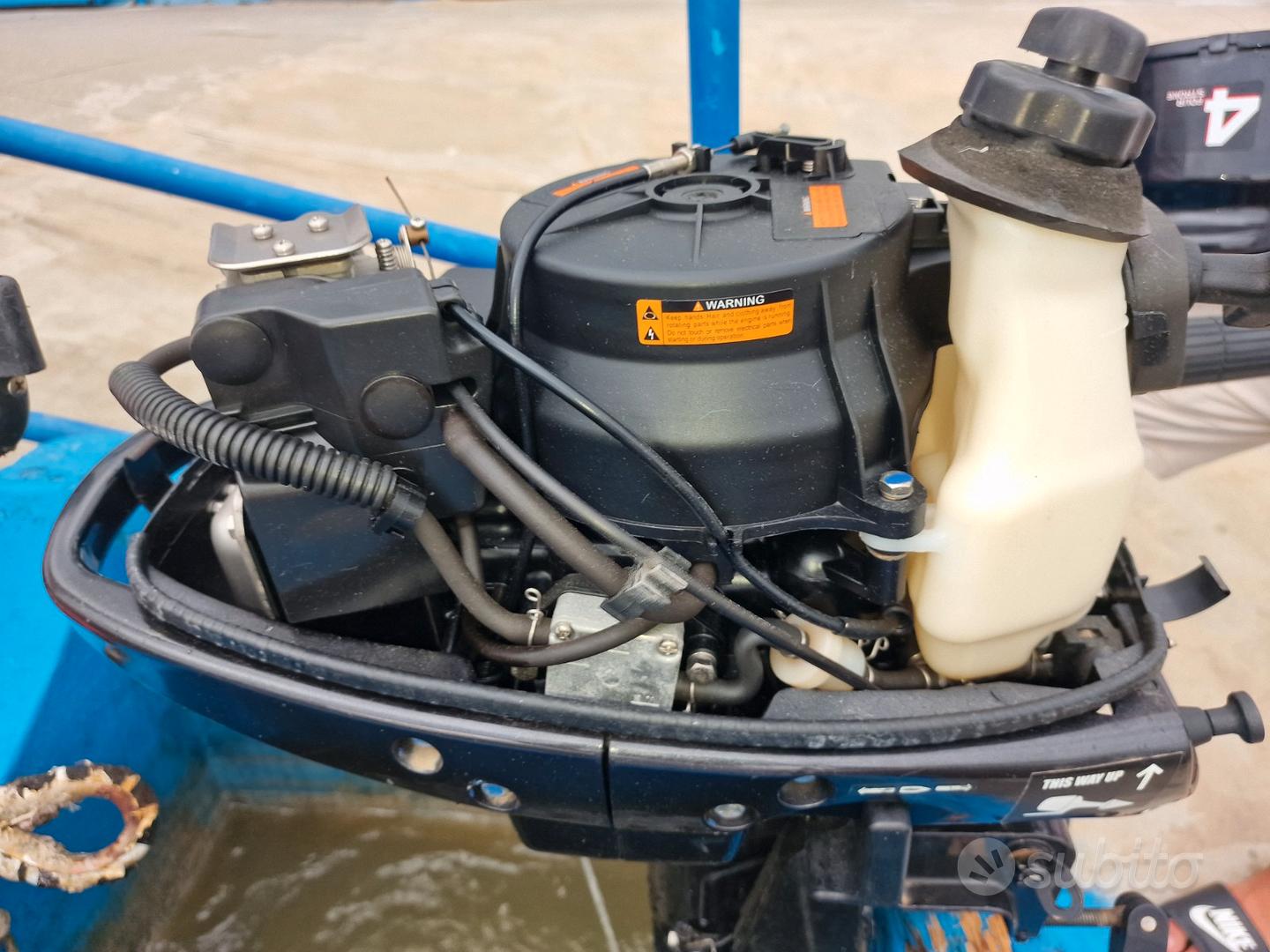 Motore Fuoribordo 4 Tempi 4 CV – Benzina 55 CC Con Raffreddamento Ad Aria – Per Gommone E Barca Da Pesca - 3