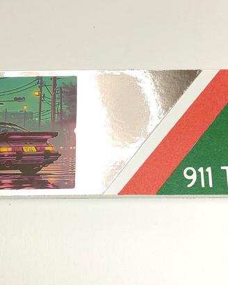 Segnalibro tema Porsche Cyberpunk 2077 - 15x4,5cm