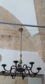 lampadario stile candelabro 
