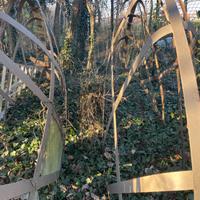 Struttura ferro circolare arco da giardino
