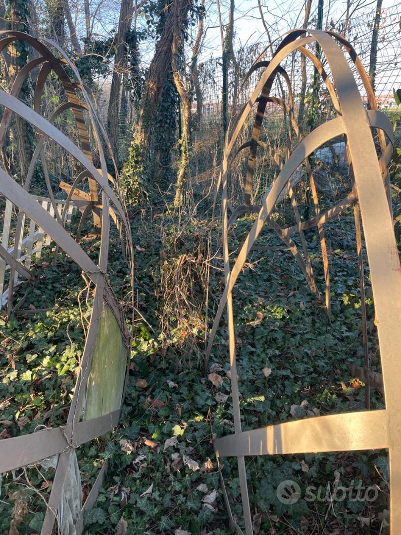 Arco Da Giardino In Acciaio Verniciato A Polvere | Alto 2,4 M | Per Rampicanti E Passaggi Fioriti | Collegabile Per Creare Pergolati