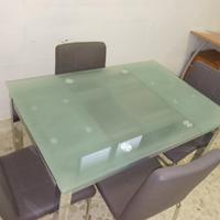 tavolo  vetro 