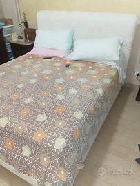 Letto contenitore senza materasso in ecopelle che 