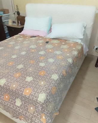 Letto contenitore senza materasso in ecopelle che 
