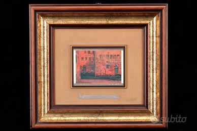 Quadro in argento by WENK "La Darsena"