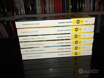 6 libri agatha christie anni 90 oscar gialli