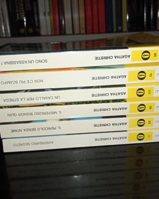 6 libri agatha christie anni 90 oscar gialli