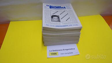 LA SETTIMANA ENIGMISTICA, anno 1996, NON compilati