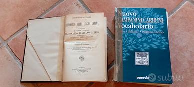 Dizionari latino-italiano e italo-latino.