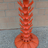 Scolabottiglie in plastica per 81 bottiglie