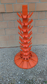 Scolabottiglie in plastica per 81 bottiglie