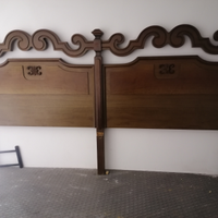 Testiera letto in legno