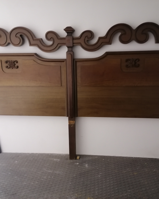 Testiera letto in legno