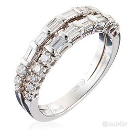 Anello Damiani Oro Bianco 18Kt Diamanti Originale