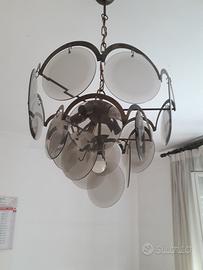 lampadario a sospensione Marca Vistosi per Venini