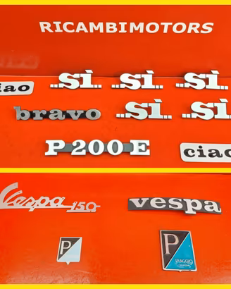 ADESIVO TARGHETTA PIAGGIO