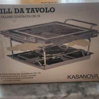 Grill da tavolo con 3 ricariche nuove