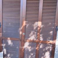 porta finestra con persiana 