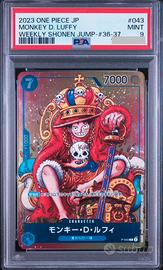 One Piece Luffy P‑043 Weekly Shonen Jump 2023 PSA9