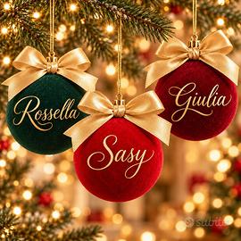 Palline di natale personalizzate