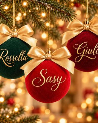 Palline di natale personalizzate