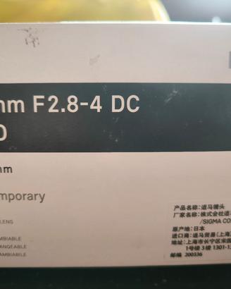 sigma 17/70 macro f 2.8/4 canon