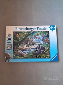 Ravensburger puzzle 100 XXL - Animali della giungl