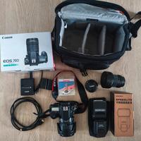 Canon 70D + 15-85mm + 50mm + Fisheye + Flash