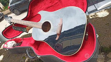 chitarra acustica amplificata la brea con custodia