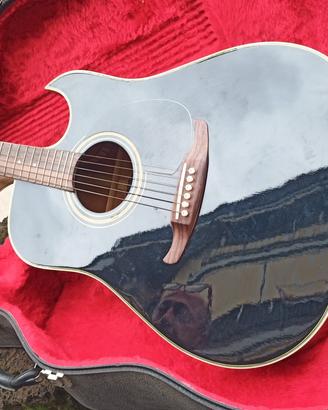chitarra acustica amplificata la brea con custodia