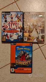 lotto di 3 Giochi pc