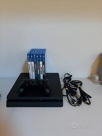 .PS4 Slim 1TB ZERO segni + 6 giochi top