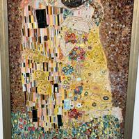 Mosaico "Il bacio di Klimt" 80 x 110cm