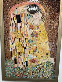 Mosaico "Il bacio di Klimt" 80 x 110cm