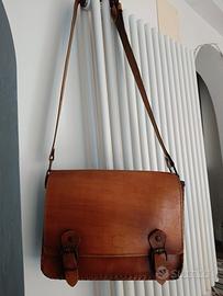 Borsa in vera pelle vintage 